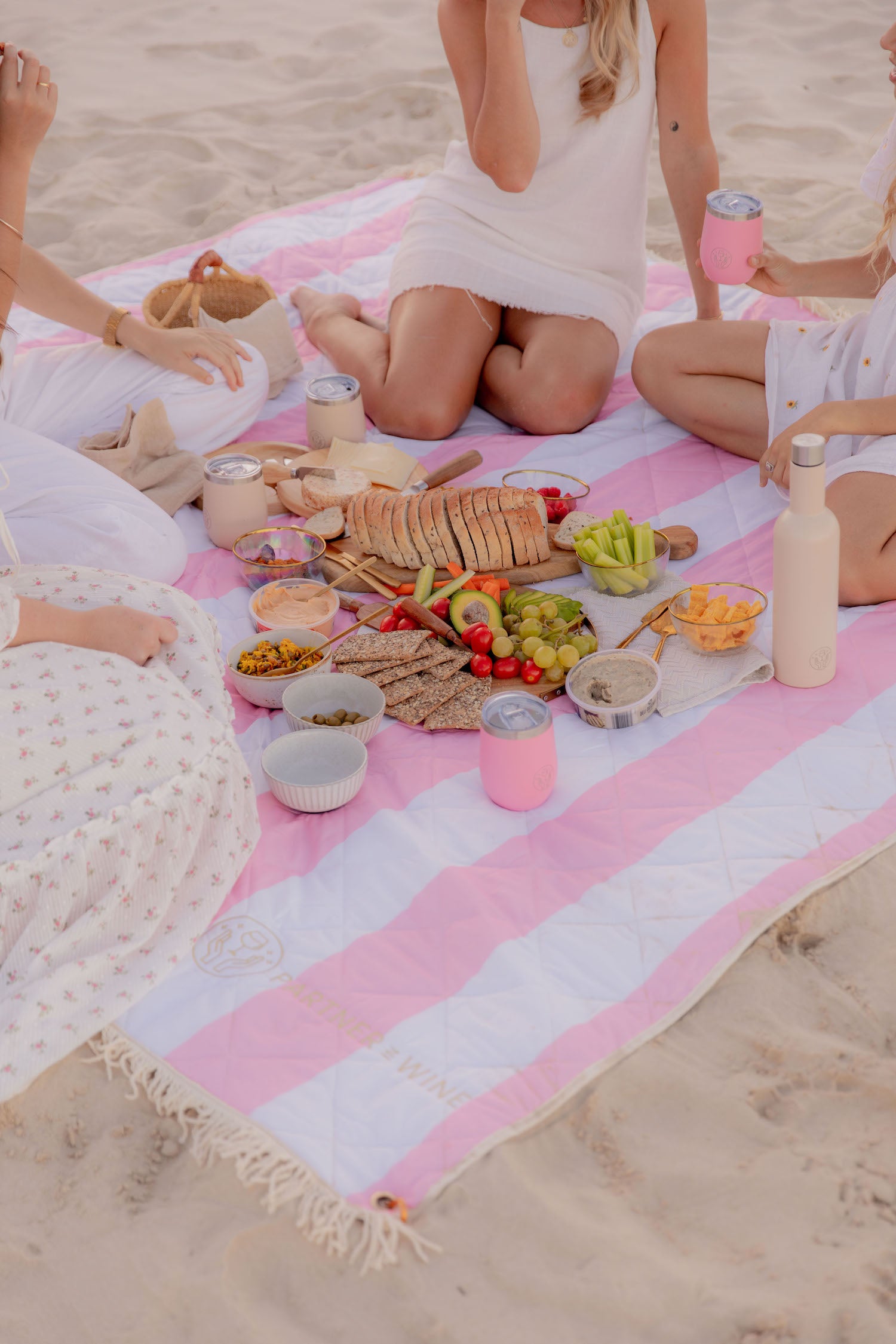 The Everything Picnic Blanket Partner in Wine - Main Image