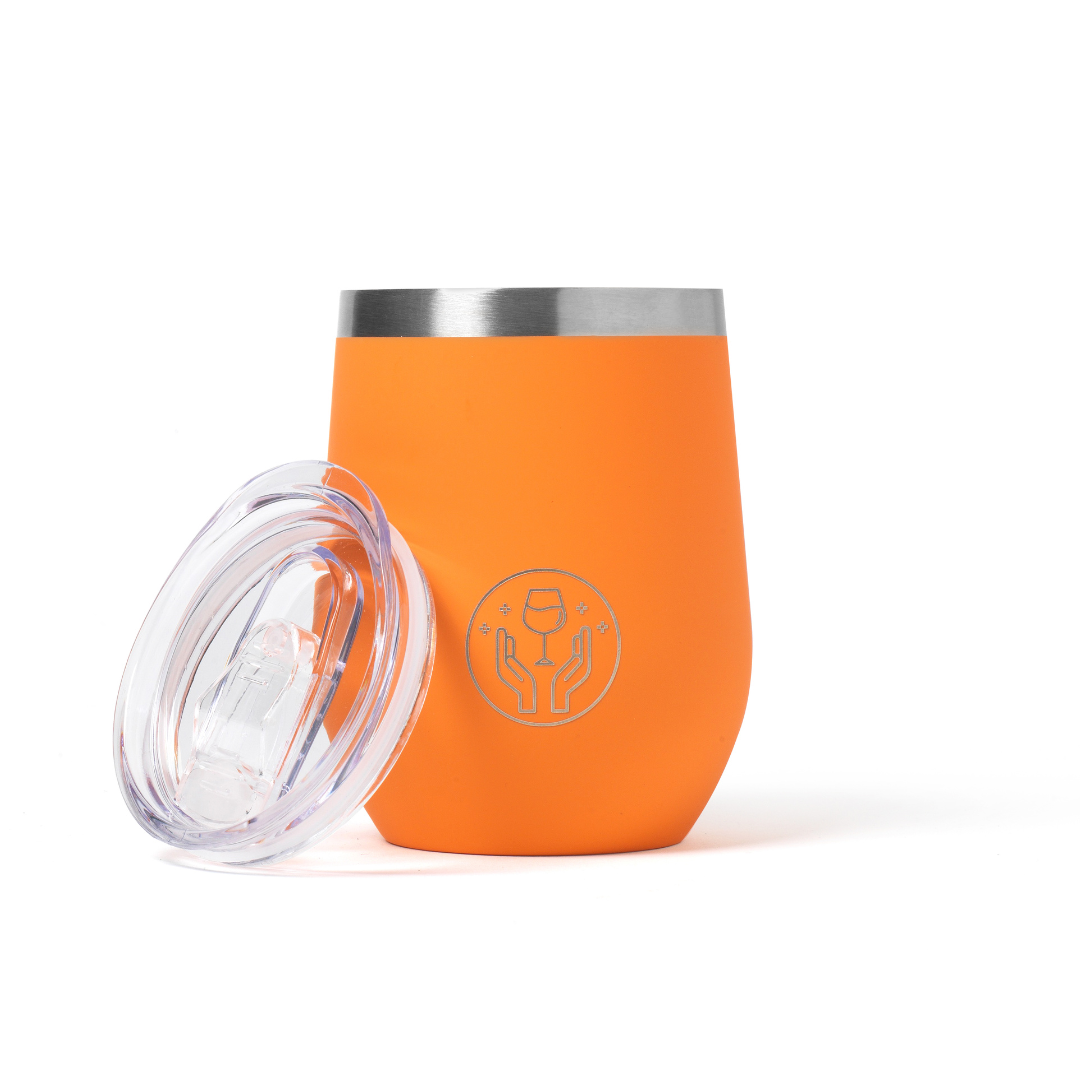 Orange Bottle + Tumbler Set