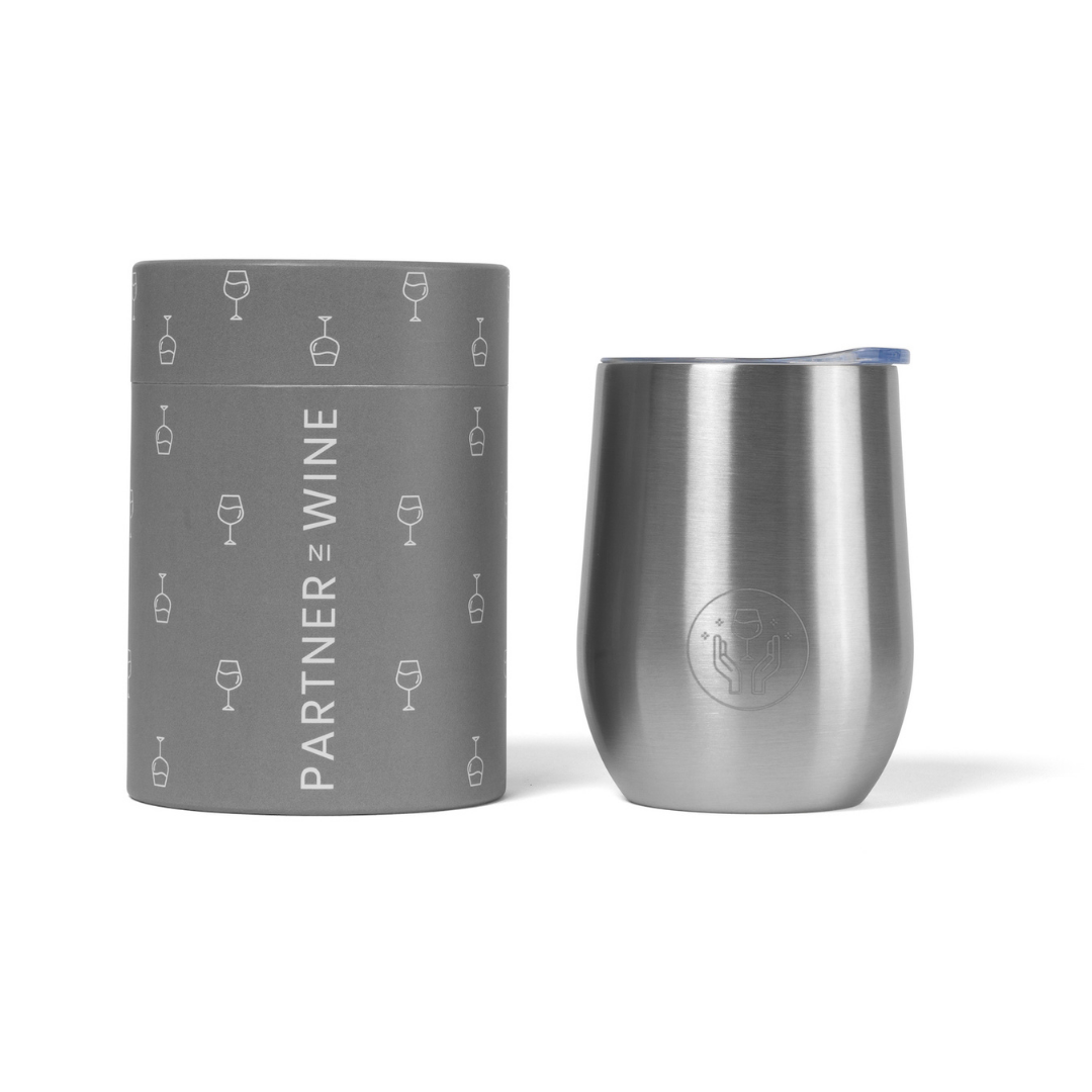 Partner in Wine Insulated Wine Tumbler Stainless Steel