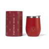 Partner in Wine Insulated Wine Tumbler Merlot with packaging