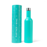 The Partner in Wine Bottle - Turquoise