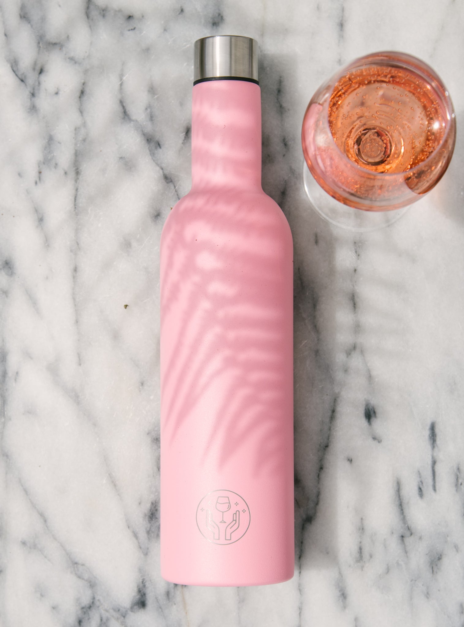 The Partner in Wine Bottle - Pink